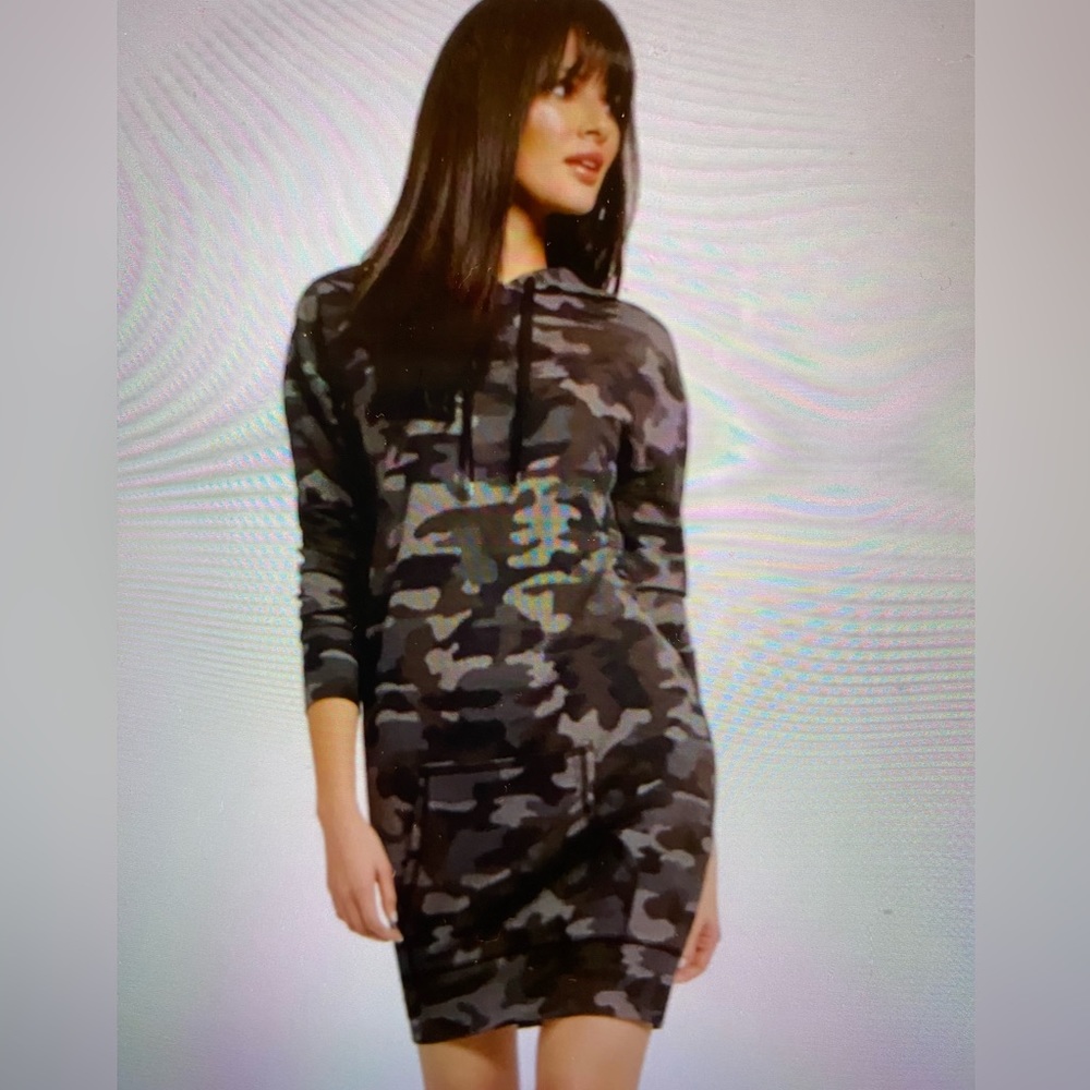 Soho Street Hoodie Sweatshirt Dress